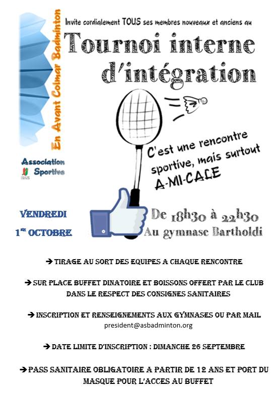 Affiche tournoi interne